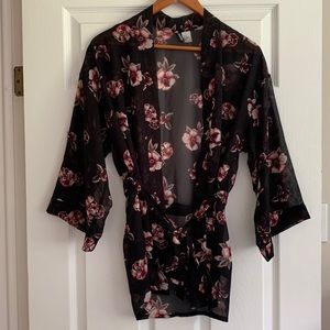 SOLD Sheer Floral Kimono